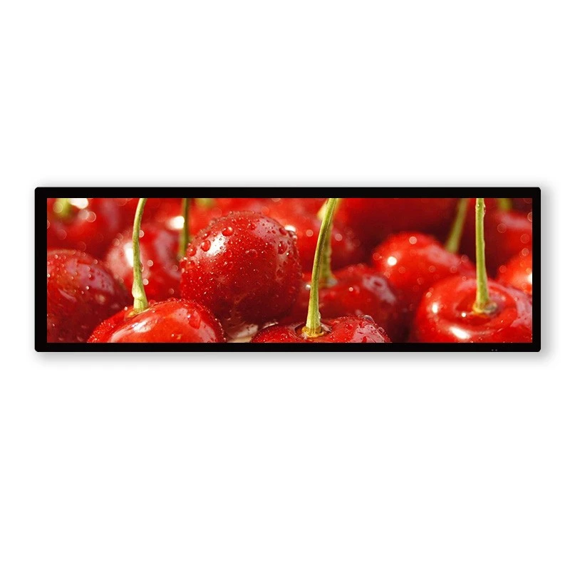ባለ 28 ኢንች LCD ባር ማሳያ ድርብ የፊት ማያ ገጽ