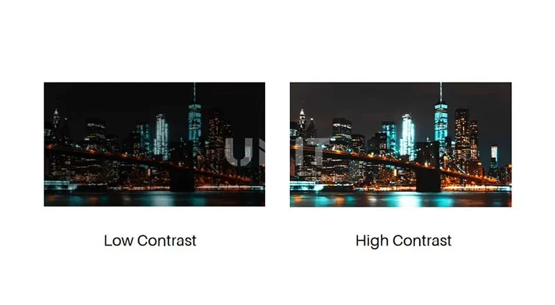 Contrast Ratio: Why LED Wins on Dark Backgrounds Contrast Ratio: Why LED Wins on Dark Backgrounds